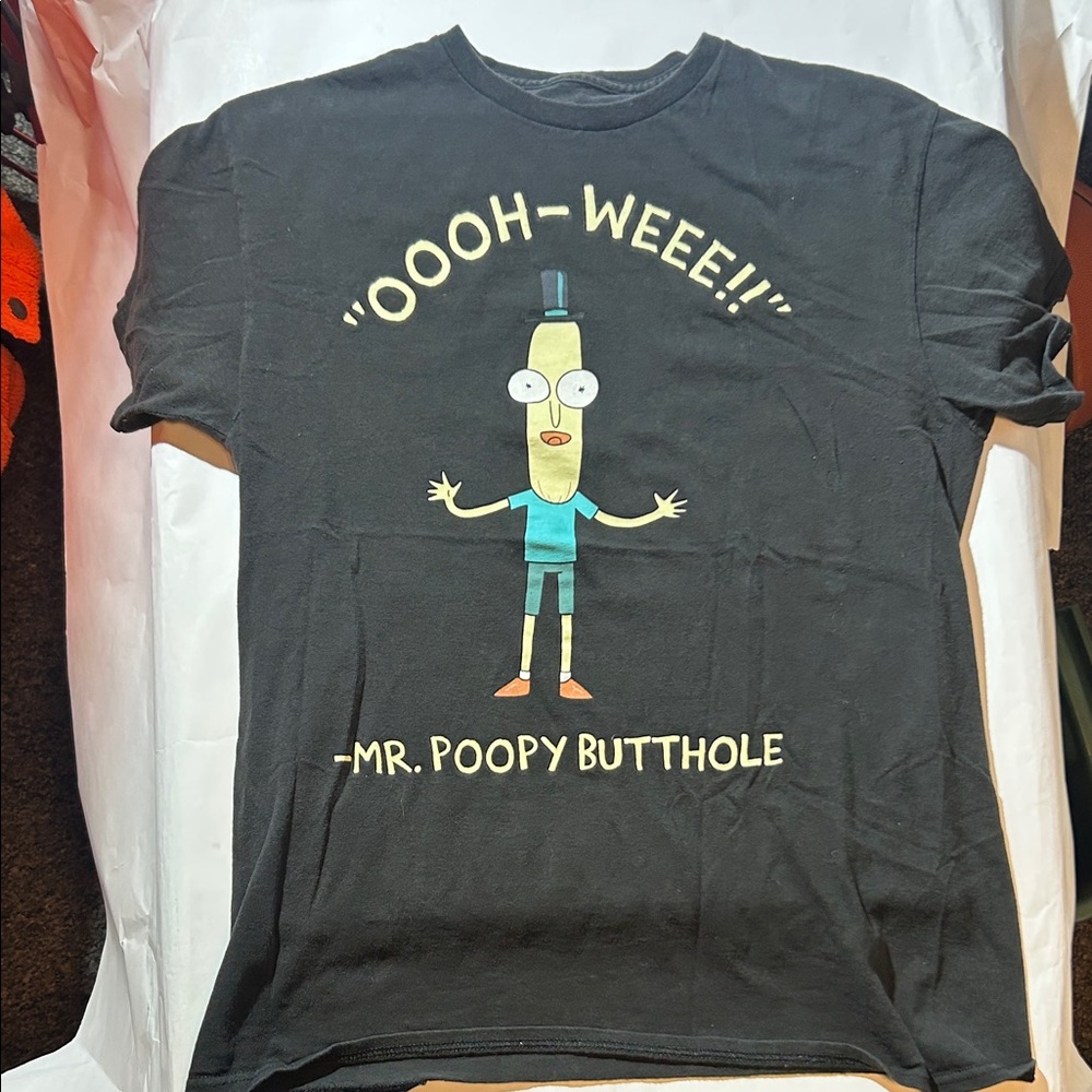Rick And Morty - Mr. Poopy Butthole “Oooh-Weee!!” Graphic Tee